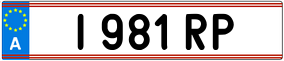 Truck License Plate